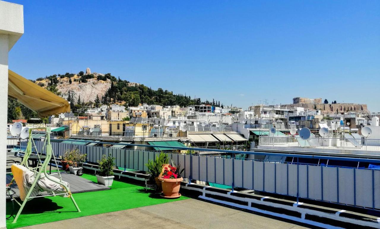 Rooftop Studio, Acropolis View! أثينا المظهر الخارجي الصورة