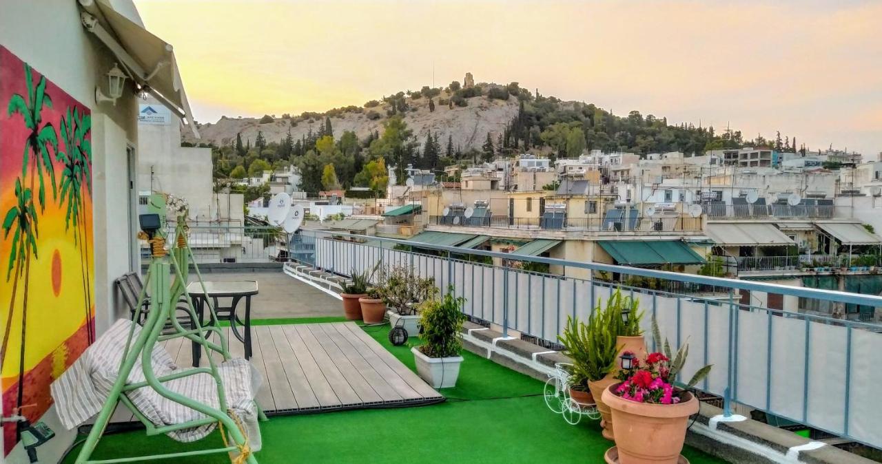 Rooftop Studio, Acropolis View! أثينا المظهر الخارجي الصورة