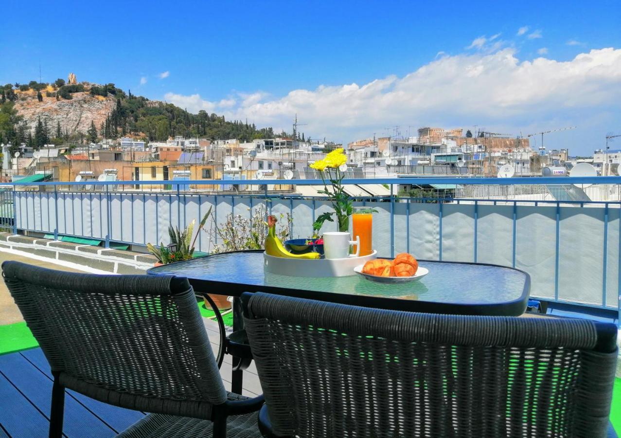 Rooftop Studio, Acropolis View! أثينا المظهر الخارجي الصورة